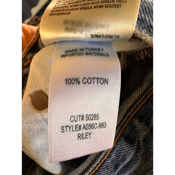 AGOLDE Riley High Rise Straight Crop Jeans Size 23 - Picture 9 of 9